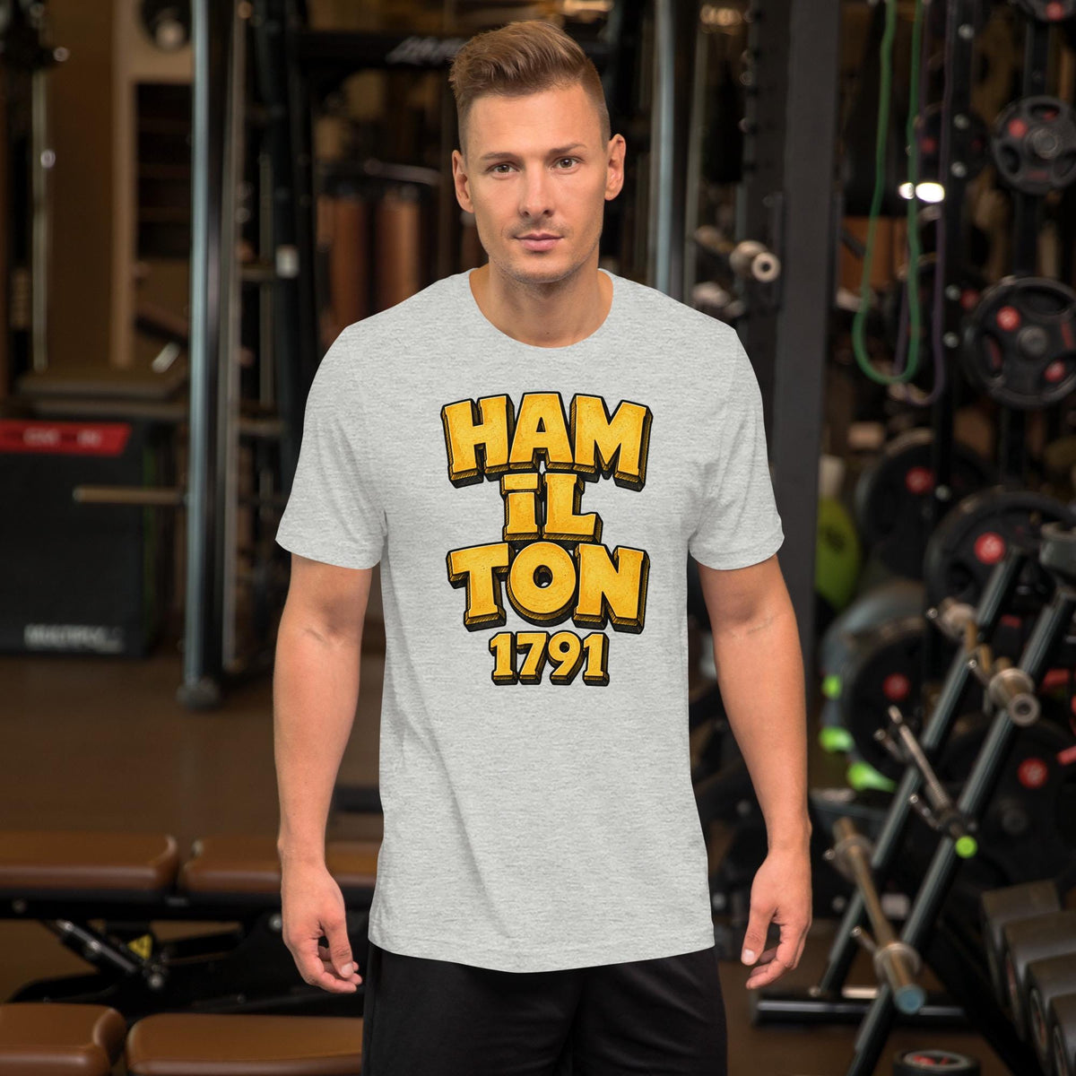 Hamilton 1791 T-Shirt | Black Hamilton Ohio Heritage Tee | Bold Hometown Shirt