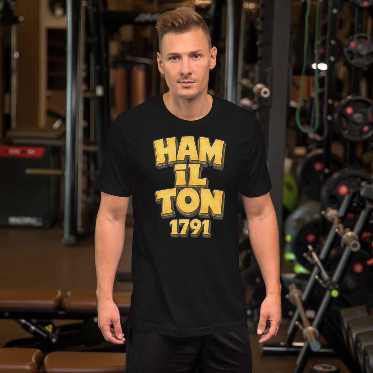 Hamilton 1791 T-Shirt | Black Hamilton Ohio Heritage Tee | Bold Hometown Shirt