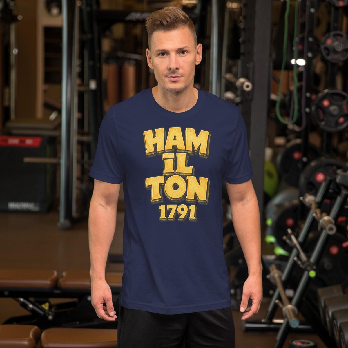 Hamilton 1791 T-Shirt | Black Hamilton Ohio Heritage Tee | Bold Hometown Shirt