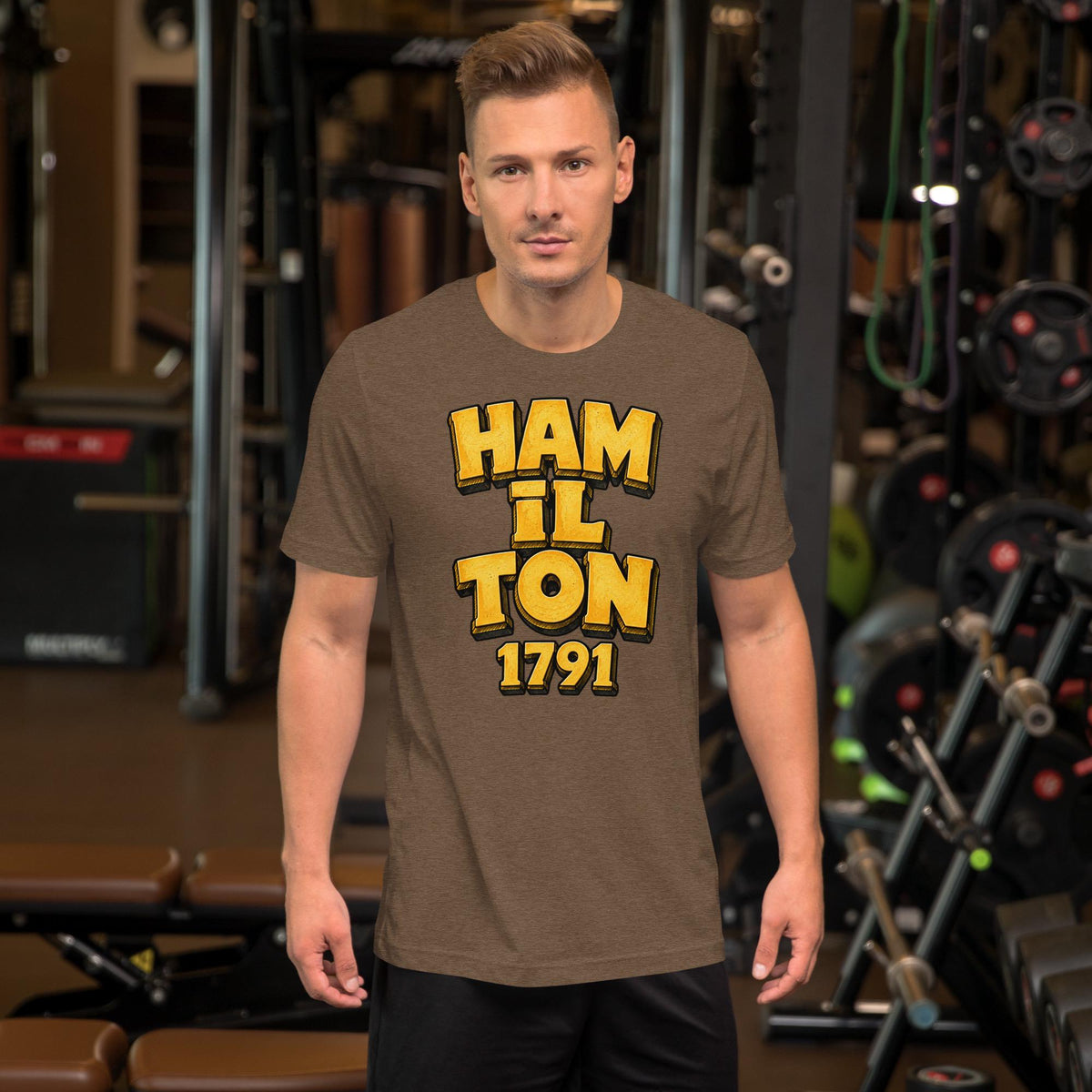 Hamilton 1791 T-Shirt | Black Hamilton Ohio Heritage Tee | Bold Hometown Shirt