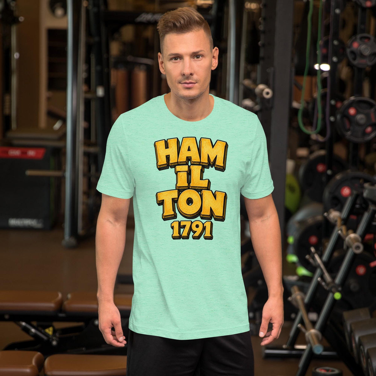 Hamilton 1791 T-Shirt | Black Hamilton Ohio Heritage Tee | Bold Hometown Shirt