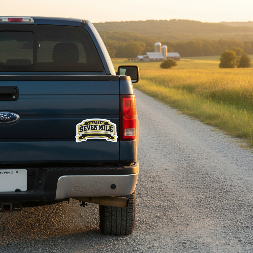 Seven Mile Sticker - Truck/Bumper