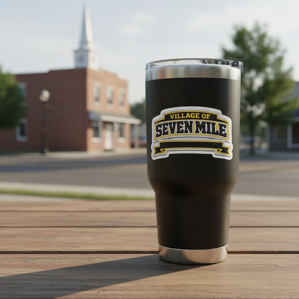 Seven Mile Sticker - Water Bottle